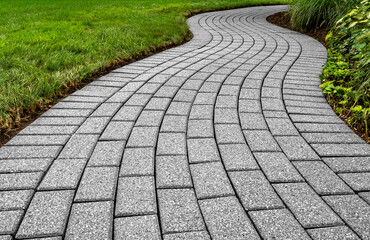 Flagstone walkway